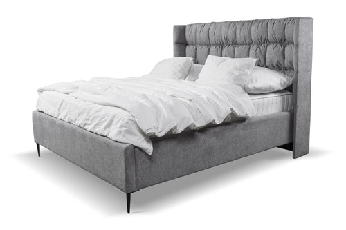 Polsterbett mit Stauraum, aus Stoff, Viviene Grau & MZRPL-BED-VIVIENE-GAS-LIFT-SERTA12