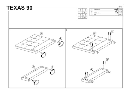 Polsterbett mit Samtstoff Tayler Grau (1)