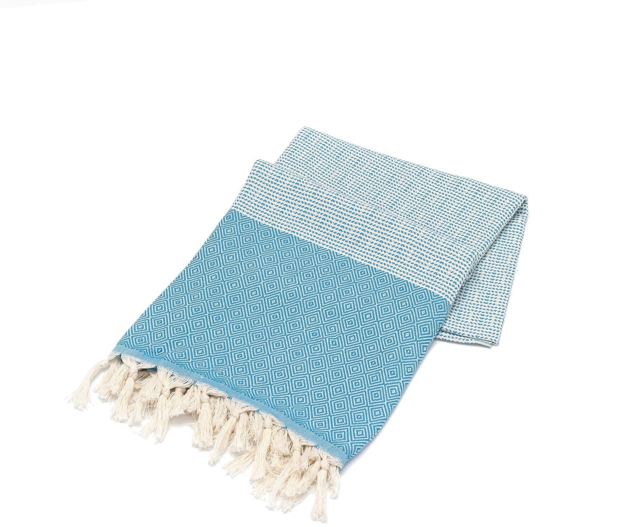 Badetuch Spa Baumwolle Diamond Türkis, 100 x 180 cm