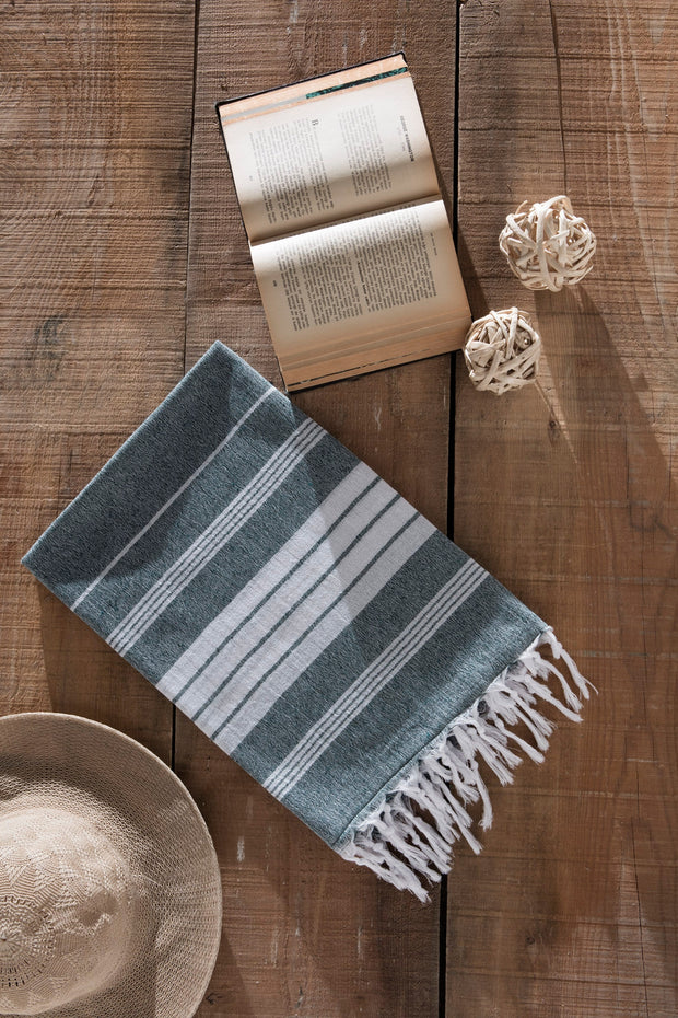 Badetuch Spa Baumwolle Luis Grau, 90 x 170 cm (1)