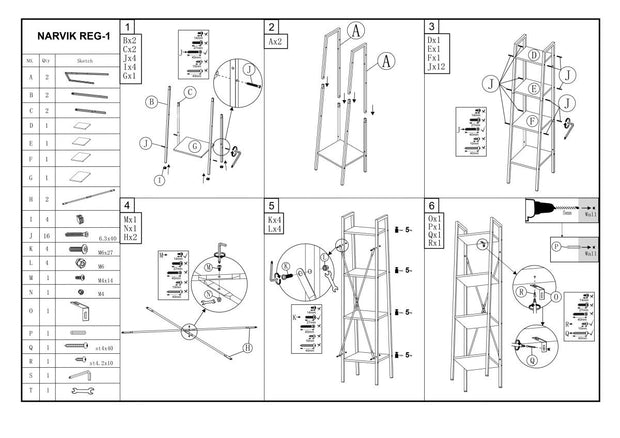 Regal Narcis Reg-1 Eiche (4)