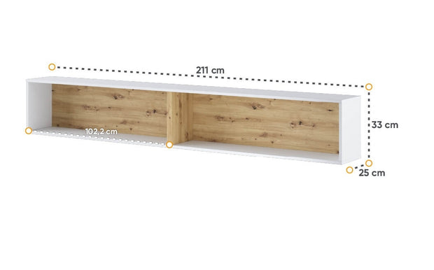 Wandregal BC30 Weiß (2)