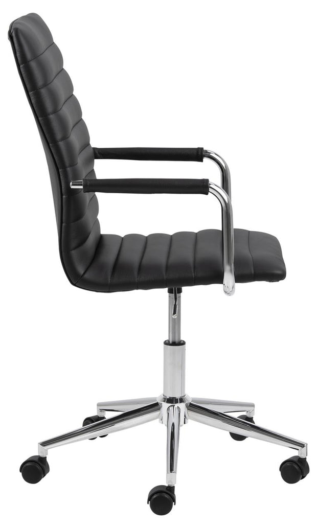 Bürostuhl mit Ökoleder Winslow Schwarz (1)
