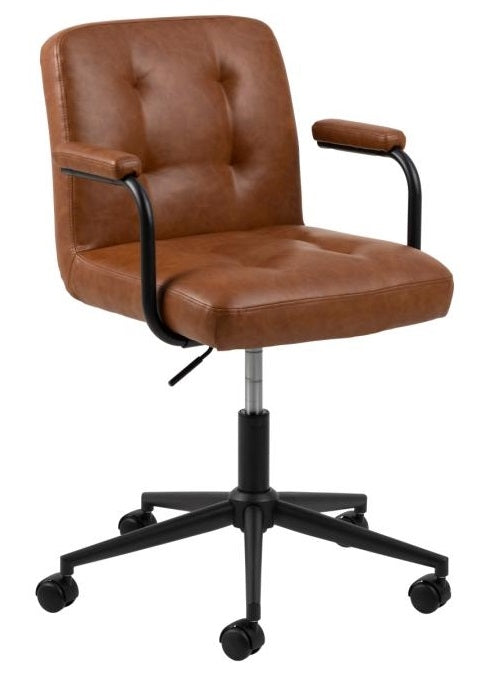 Bürostuhl mit Ökoleder Cosmo Plus Rost