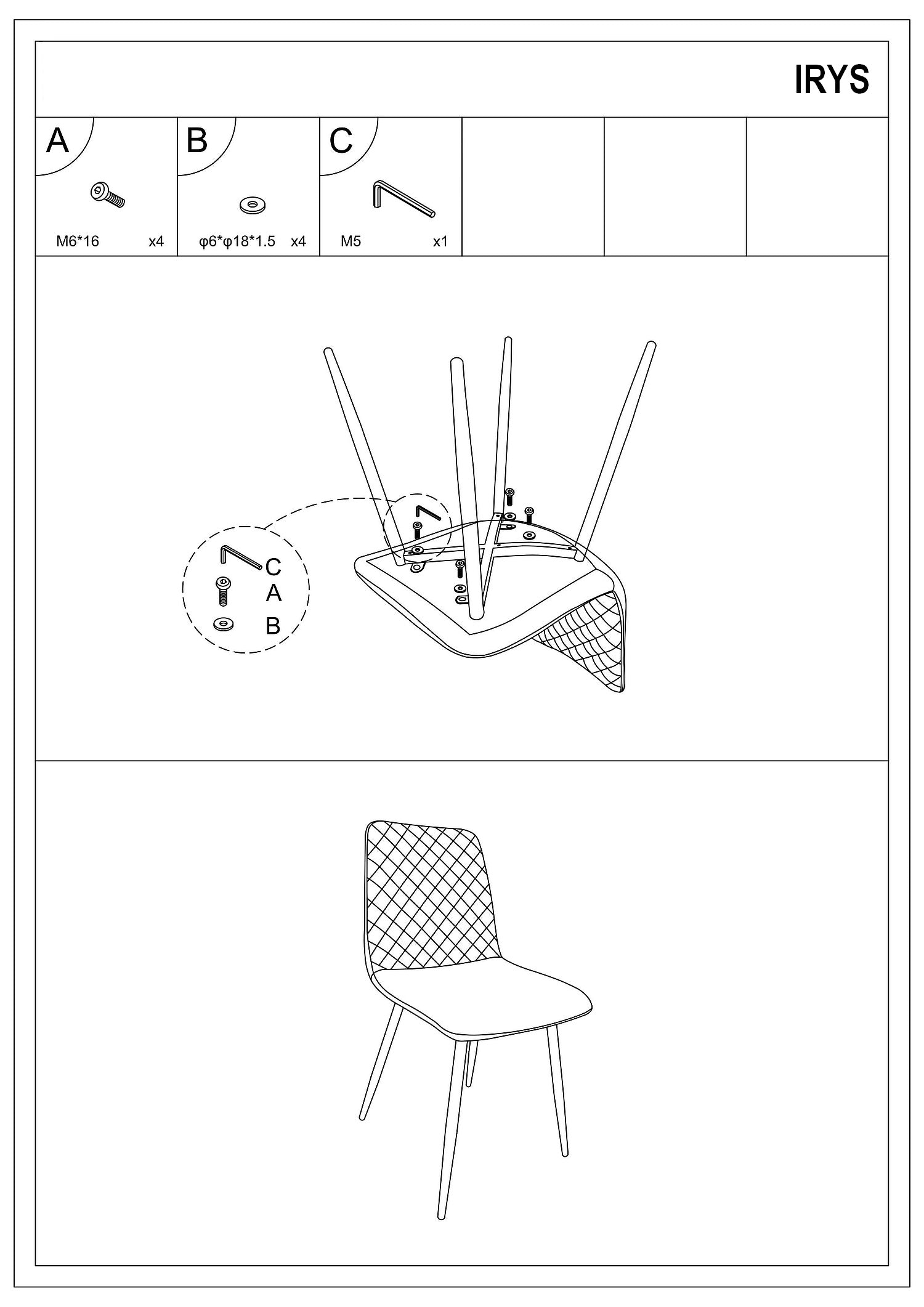 Esszimmerstuhl mit Samtstoff Irinane Grün (8)