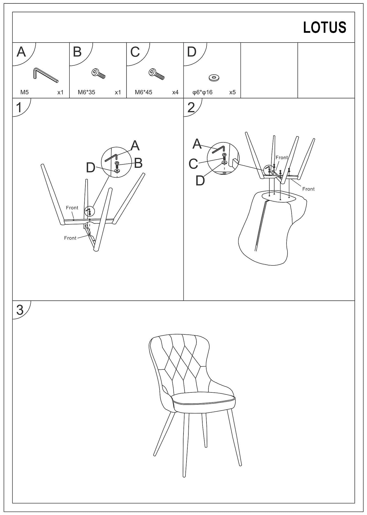 Esszimmerstuhl mit Samtstoff Lester Grau (7)