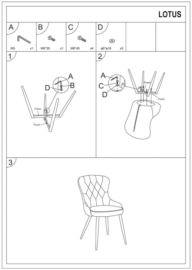 Esszimmerstuhl mit Samtstoff Lester Türkis (4)