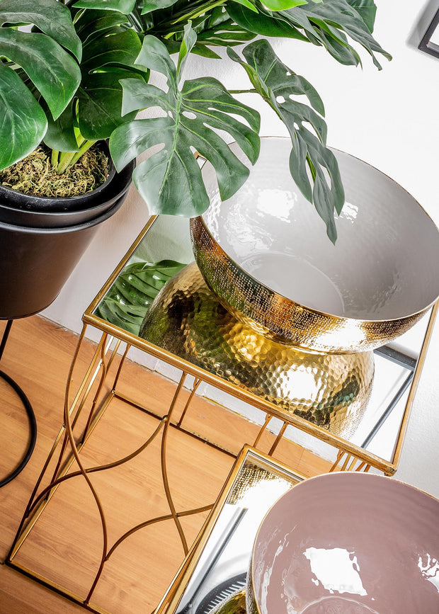 Couchtisch 2er Set Elenor Square Gold (2)