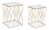 Couchtisch 2er Set Elenor Square Gold