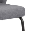 Esszimmerstuhl 2er Set mit Stoff Patricia Grau (6)
