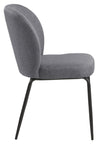 Esszimmerstuhl 2er Set mit Stoff Patricia Grau (4)