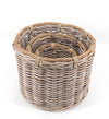 Aufbewahrungskorb 3er Set Basketry Natürlich (2)