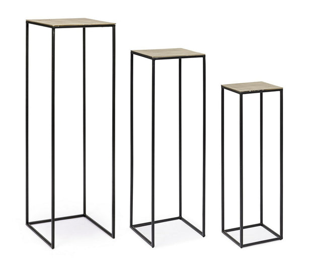 Beistelltisch 3er Set Amira Gold (1)