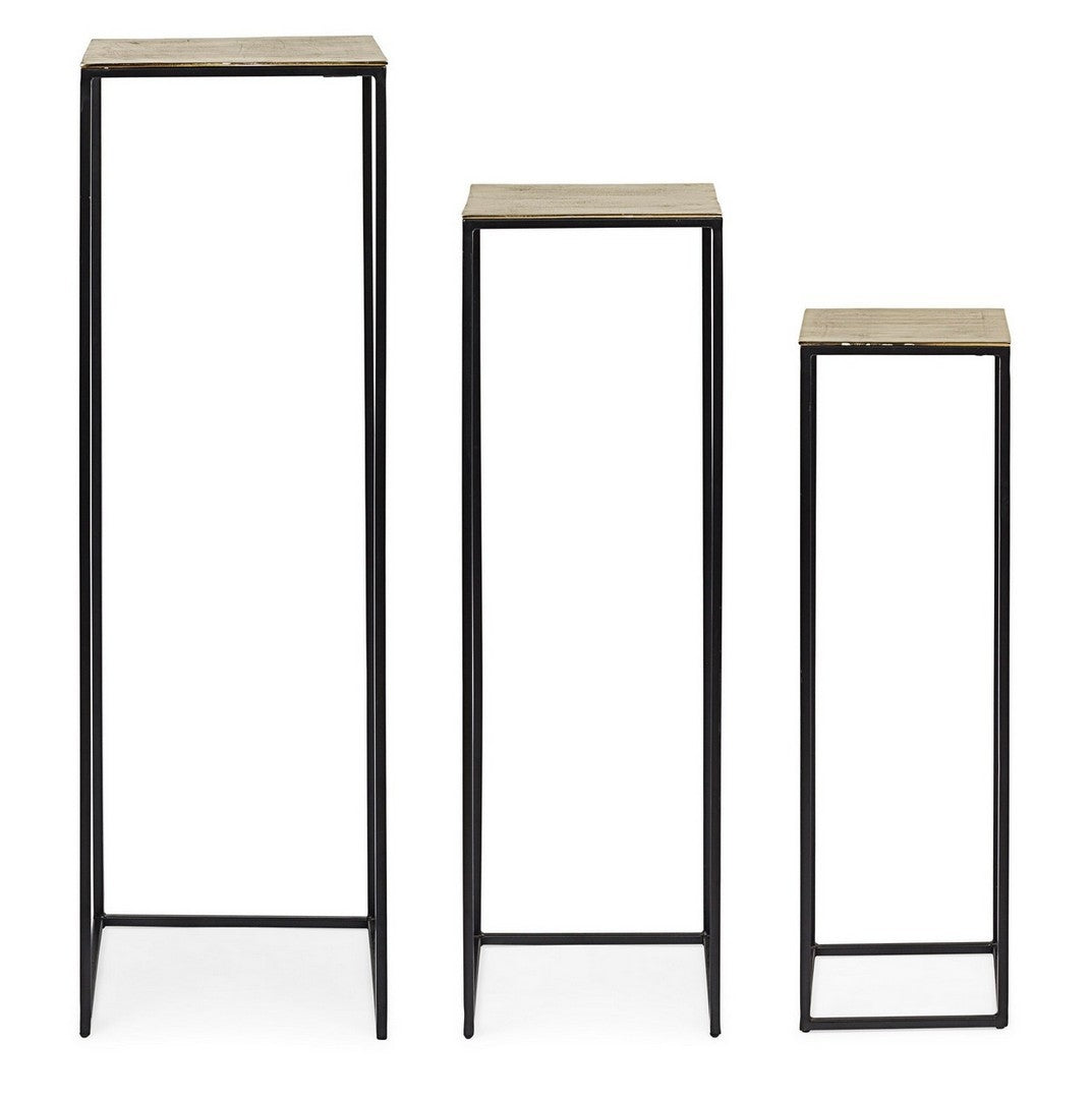 Beistelltisch 3er Set Amira Gold (4)