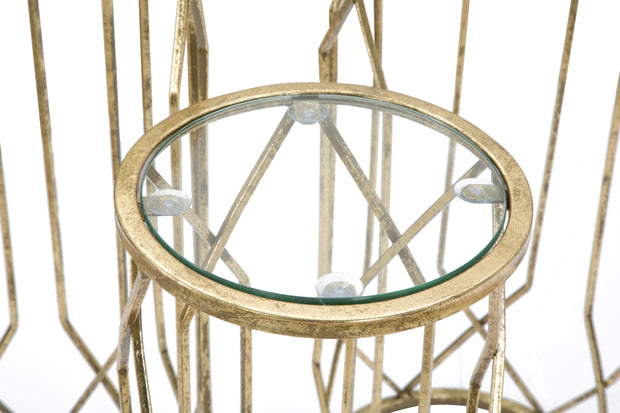 Beistelltisch 3er Set Tunisi Gold (4)