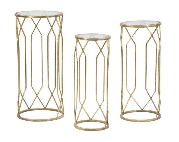 Beistelltisch 3er Set Tunisi Gold