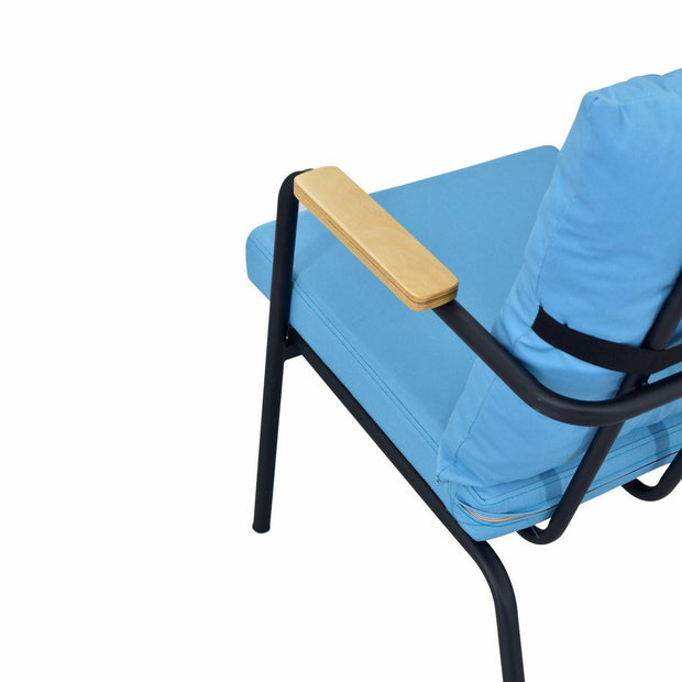 Lounge Set 4-Sitzer Beymen Blau (5)