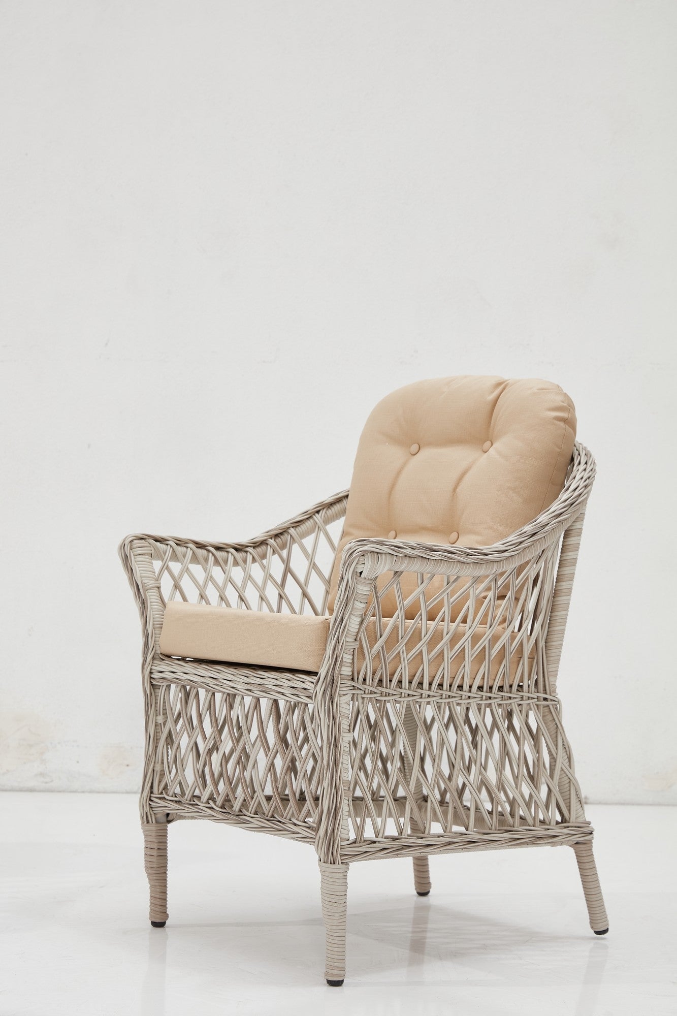 Gartenmöbel Set 6-Sitzer Nova Creme (6)