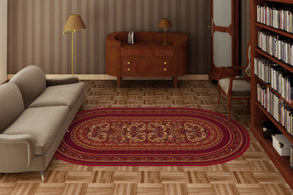 Teppich Wilton Aralia Burgund (1)