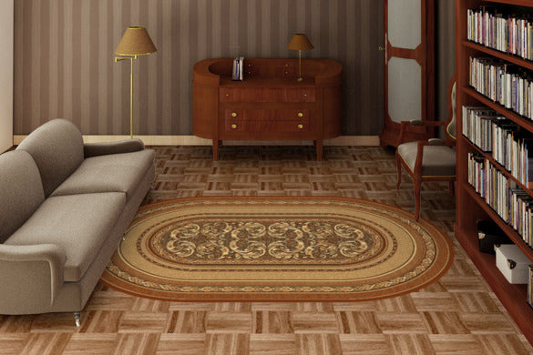 Teppich Wilton Aralia Braun (1)