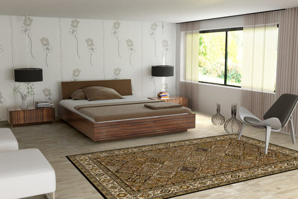 Teppich Wilton Bergenia Grün (1)