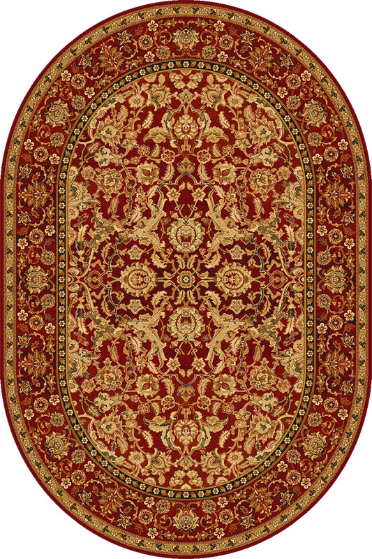 Teppich Wilton Stolnik Ruby Oval Burgund