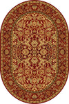 Teppich Wilton Stolnik Ruby Oval Burgund