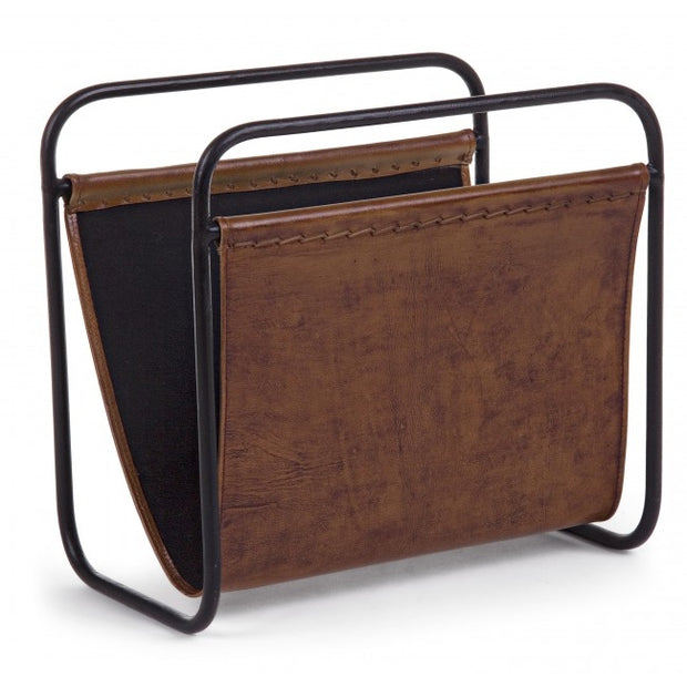 Zeitungsständer Charleston Braun