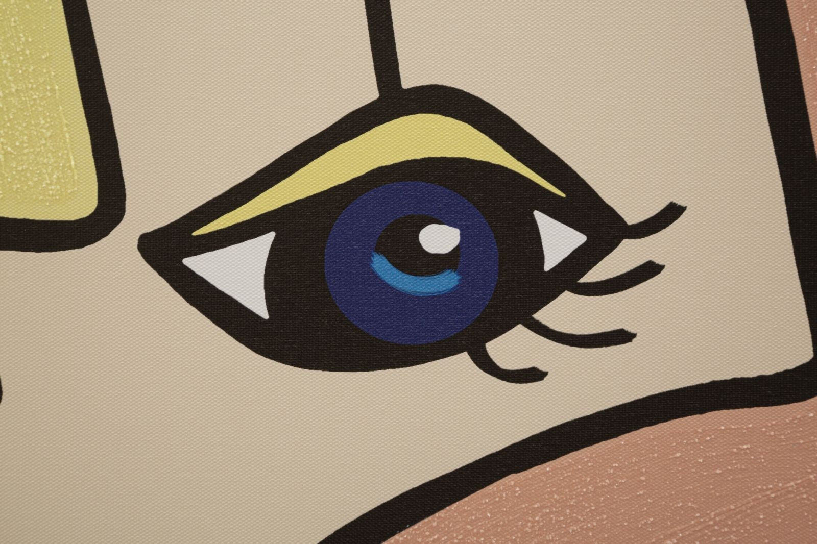 Leinwandbild Faces New B Mehrfarben, 60 x 90 cm (3)