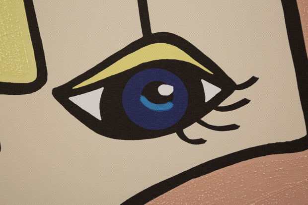 Leinwandbild Faces New B Mehrfarben, 60 x 90 cm (3)